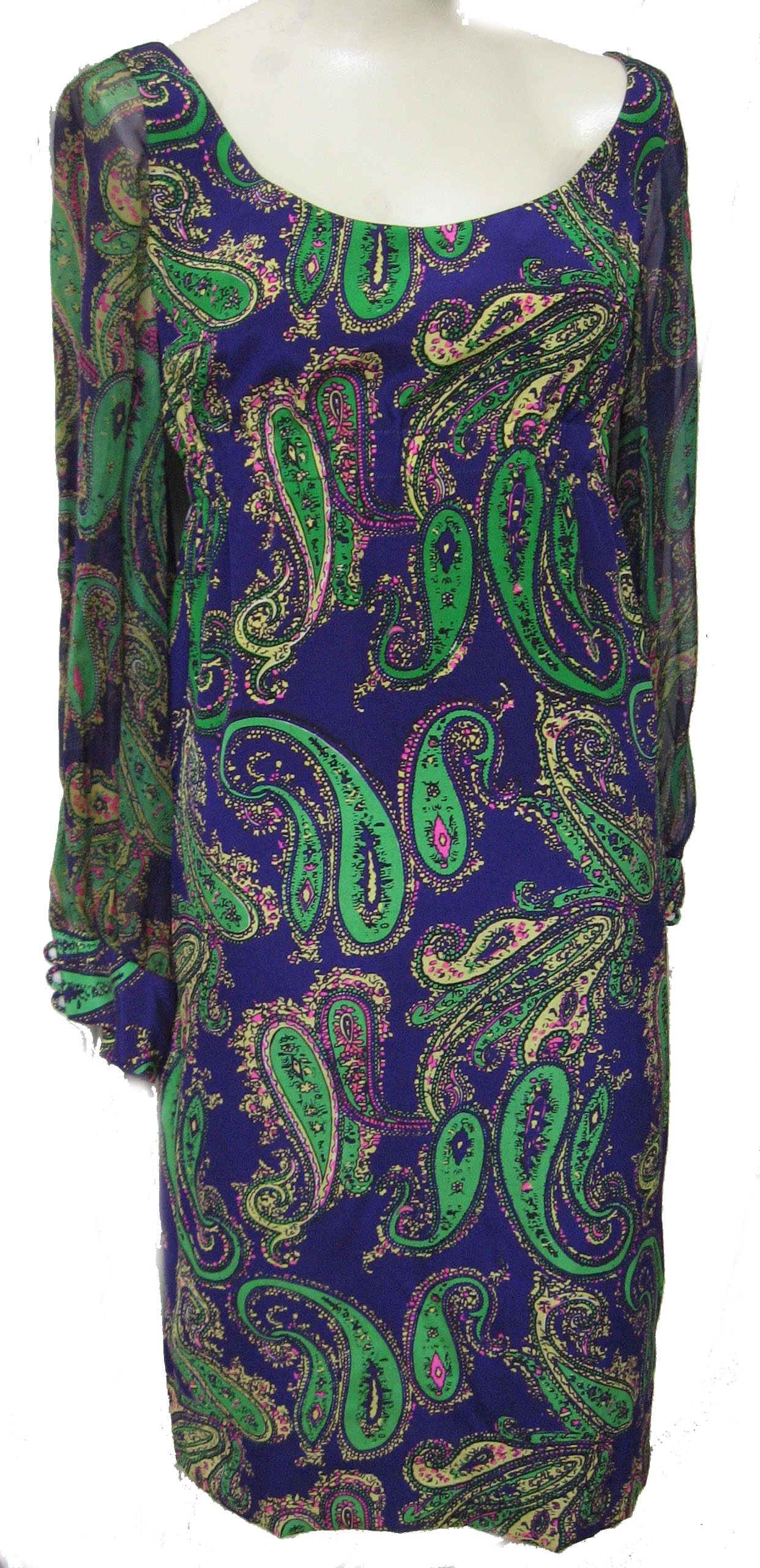 paisley dress
