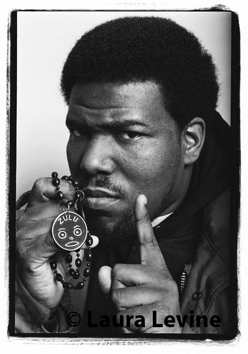 Afrika Bambaataa 1983 © Laura Levine