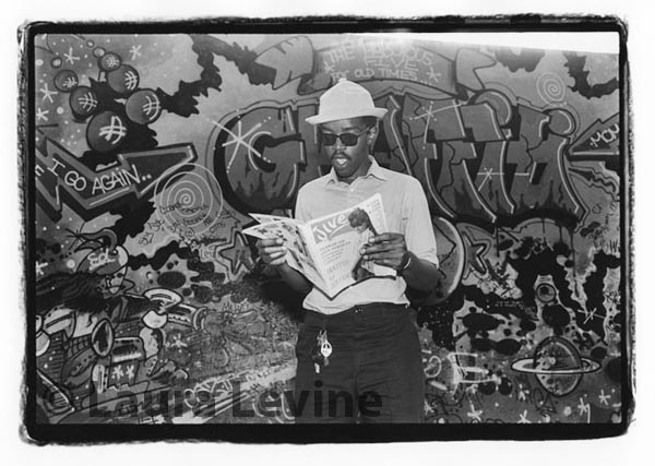 Fab Five Freddy NYC 1981 © Laura Levine.