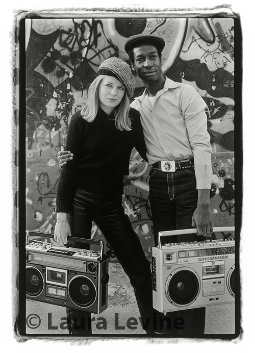 Tina Weymouth & Grandmaster Flash NYC 1981 - Photo by Laura Levi