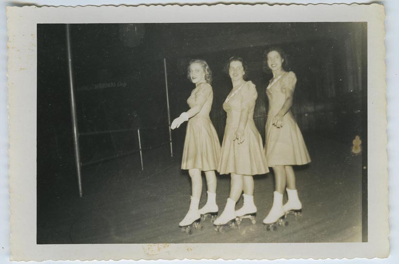 roller skaters skating copy