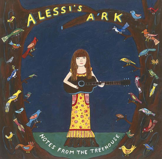 "Notes from the Treehouse" album cover artwork by Laura Levine